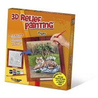 3D reliéf tiger